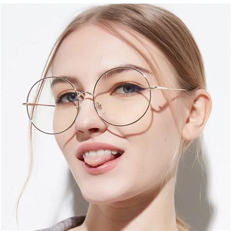 big round glasses for women.